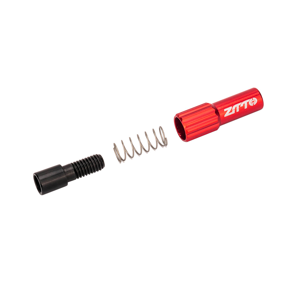 ZTTO Bicicleta de montaña bicicleta de carretera regulador coaxial de velocidad variable 4mm cambio manual de rejilla fija tornillo de ajuste fino ajuste fino de la sección media