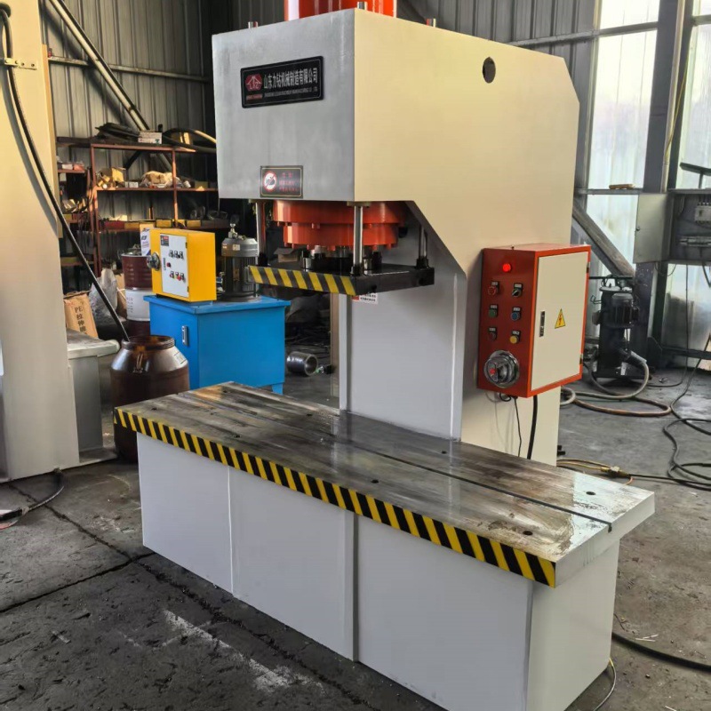 100吨单臂液压机快速热压锻造单柱液压机轮船活塞锻造压力机力钻