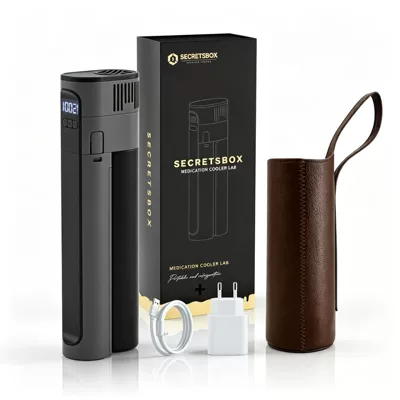 Secretsbox Insulin Cooler Mini Model Exported to Amazon (Soyuducular) - 8th-generation-single-cooling-gun-gray-battery1
