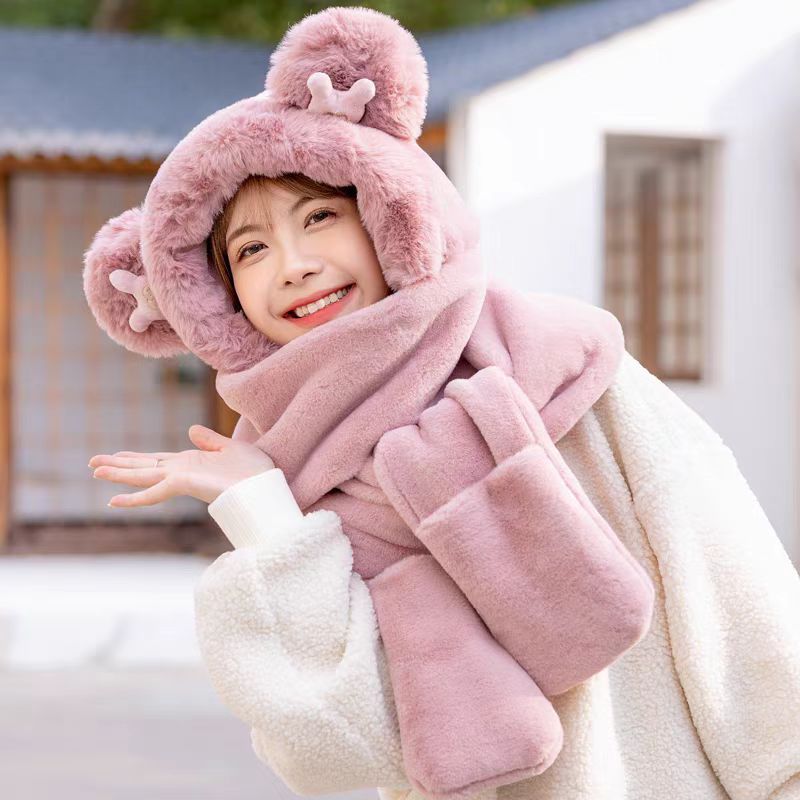 미키 3피스 가죽 파우더 세트