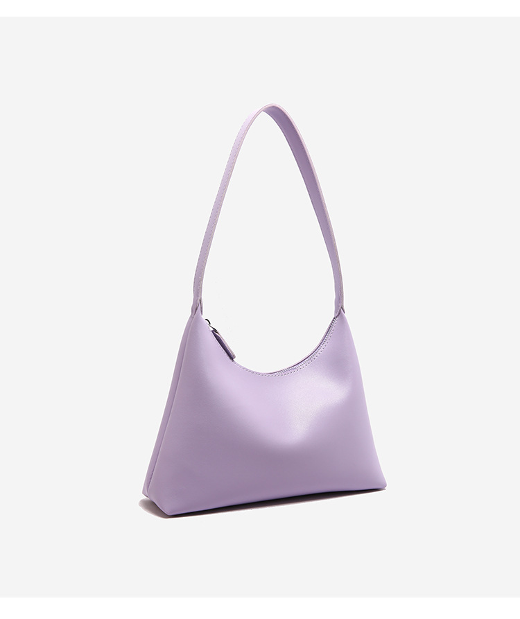 546g Weight Sewing Thread Fashion Element Zipper Closure Type Single Shoulder Strap Strap Type Underarm Bag Bags Type Holiday, Daily Occasion PU Material Women's Backpack Backpack Solid Color Pattern All Seasons Season Women's Gender Basic Style Dumpling Shape Shape Women's PU Solid Color Basic Sewing Thread Dumpling Shape Zipper Underarm Bag 10