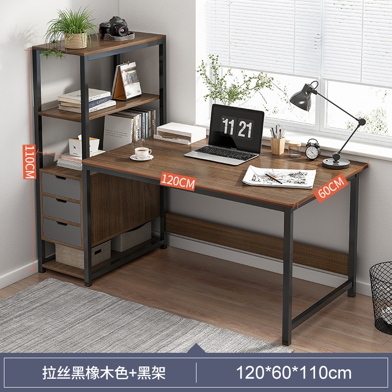 와이어 드로잉 블랙 오크 + 회색 표면 추출 + 블랙 프레임 120x60