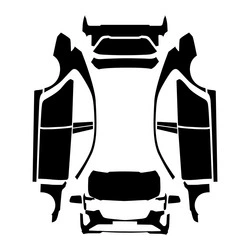 Car paint protective film Invisible Car Cover Tpu - glossy-black-tpu-24-26-cadillac-ct4