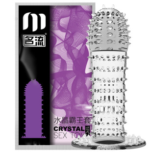 Celebrity Wolf Tooth Condoms for Men, Thickened and Lengthened Condoms, Granular Crystal Thorn Condoms, Adult Sex Products, Sexy Condoms Wholesale