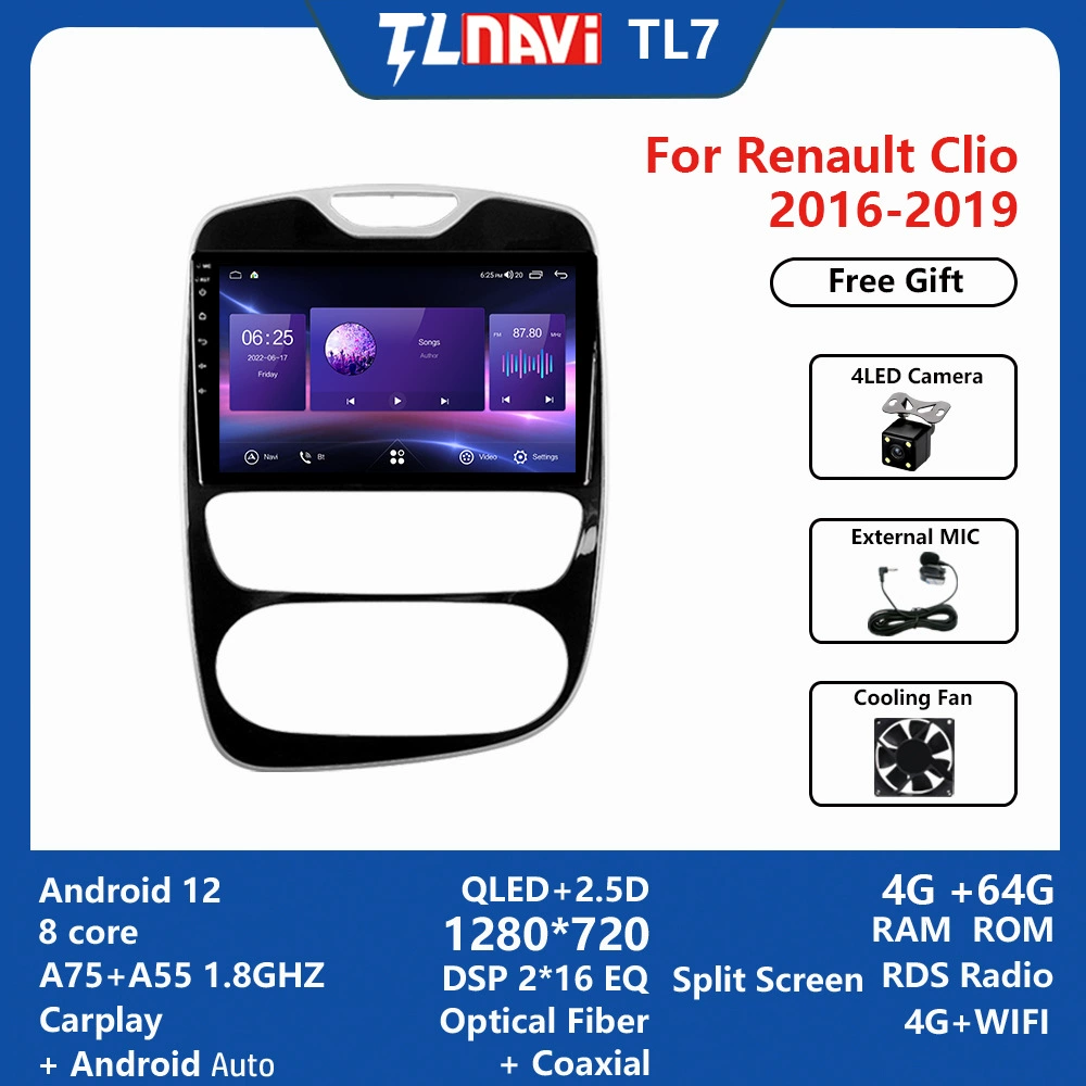 Специально для Renault Koleos 2016–2019 автомобильный Android с большим экраном полноценный навигатор с поддержкой сотовой сети