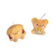 New Plush Pendant Doll Cute Hamburger Bear Pinch Squeak Stall Wholesale Keychain Bag Accessories Wholesale
