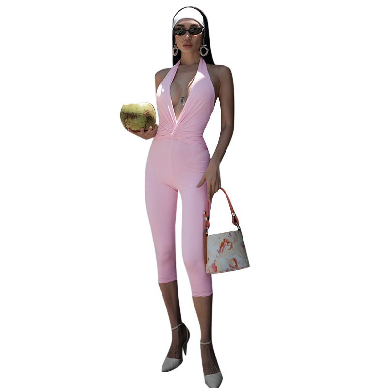 YJ25443DGO Amazonas hottie tight overcoat sexy delgado sin mangas cuello en V color sólido overcoat cuello