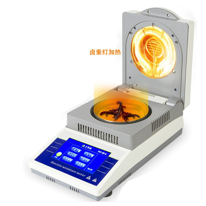 Тестер речного порога влаги галоида чая зерна DHS-110-5 аппаратуры Хонги пластиковый большой веся электронный