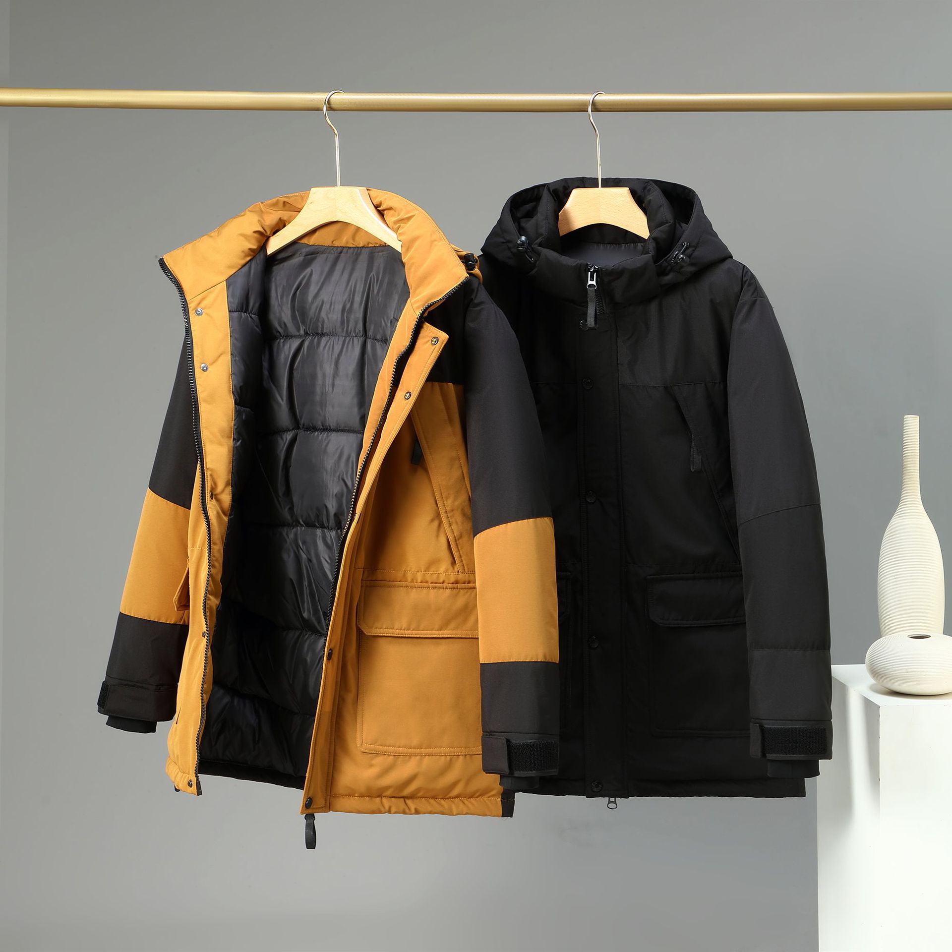 Giacca in cotone da uomo, casual, ispessita, invernale, da esterno_voghion.com