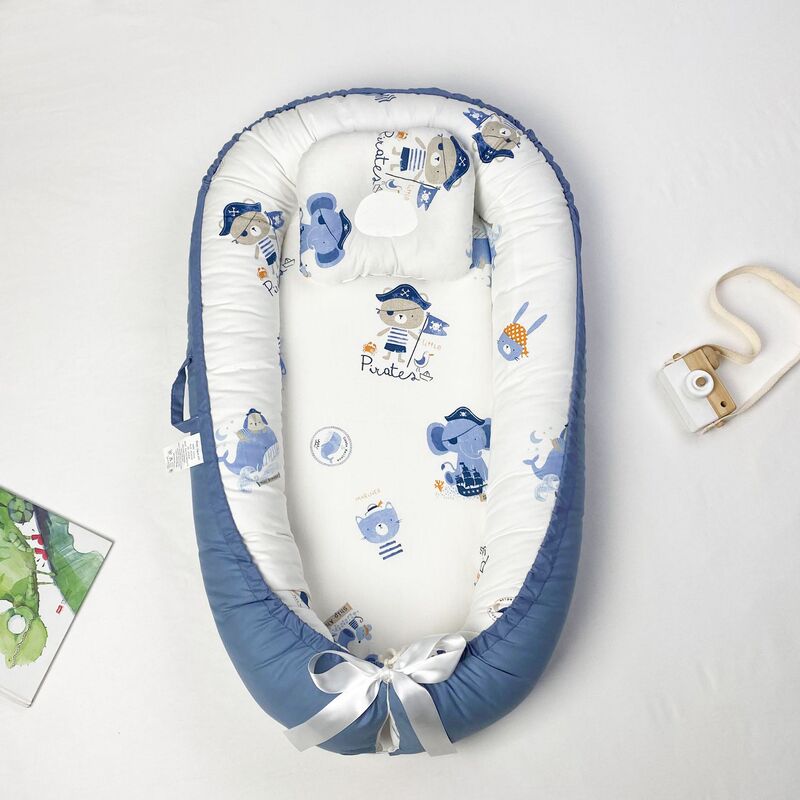 Leyunbao Pure Cotton Baby Nest Bed Convenient Newborn Baby Nest Bed Bb Wholesale Newborn Baby Nest Leyunbao Pure Cotton Baby Nest Bed Convenient Newborn Baby Nest Bed Bb Wholesale Newborn Baby Nest