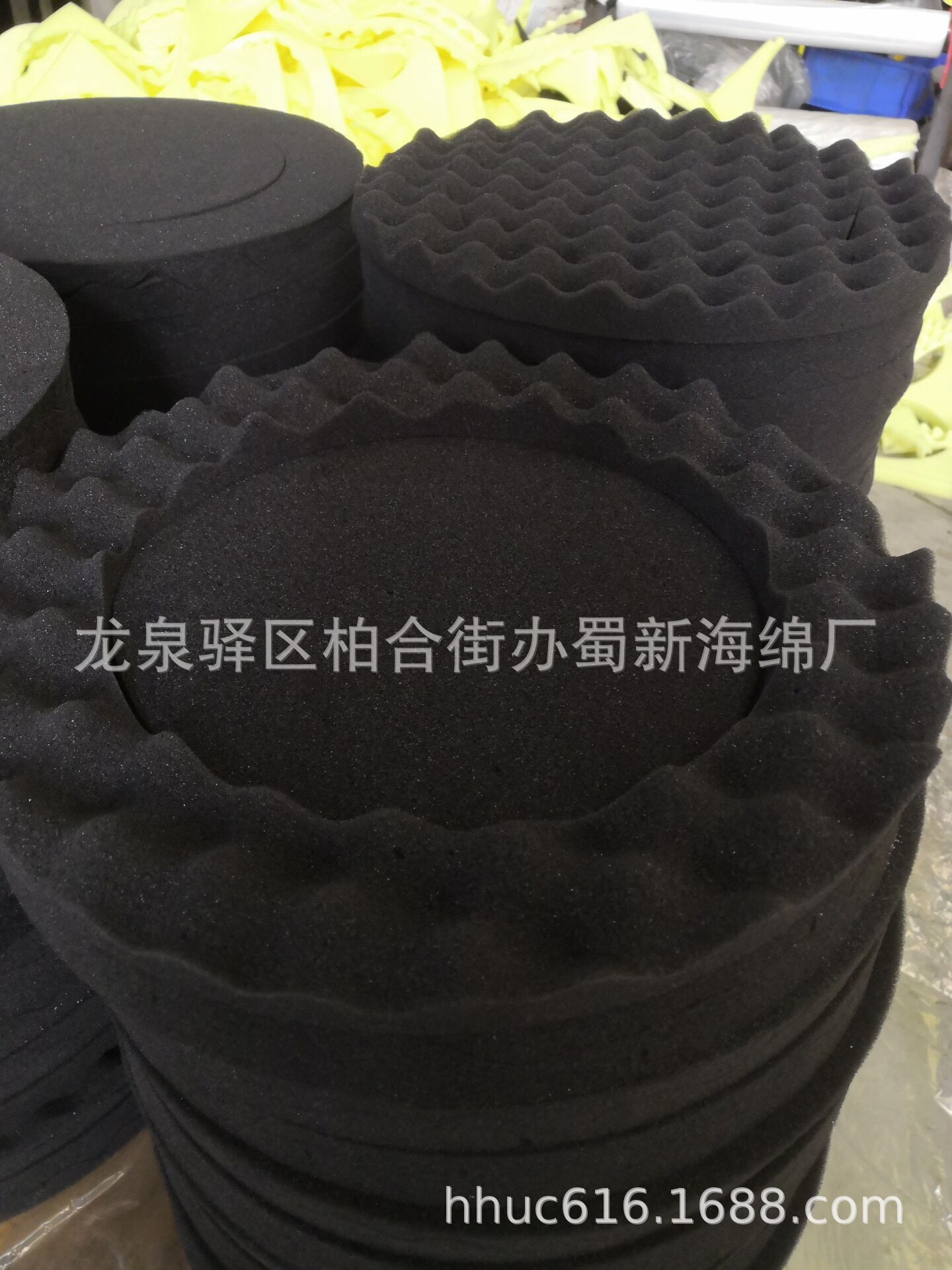 供应尖峰状吸声海绵/圆形波浪状吸音海绵/麻将机内衬静音波纹海绵