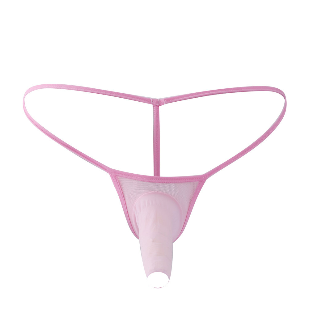 Vyriškos seksualios permatomos tinklelio stringų kelnaitės_voghion.com