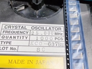 Kco-637Br-25.000Mhz New Crystal/Koyo Crystal Oscillator 25.000Mhz Patch Smd Original