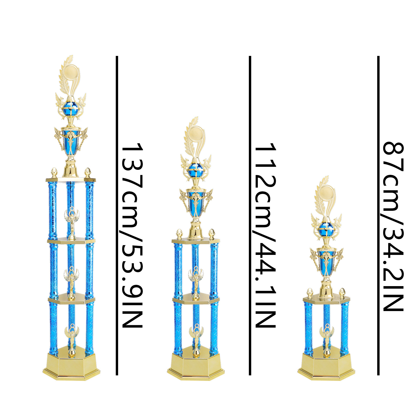 Trofeos personalizados para competiciones de fútbol, artes marciales infantiles, danza y taekwondo; producción y venta al por mayor de pequeños trofeos de plástico para fines conmemorativos.