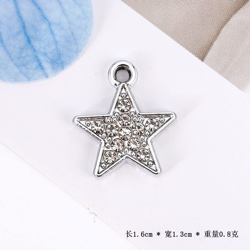 Small five-pointed star silver