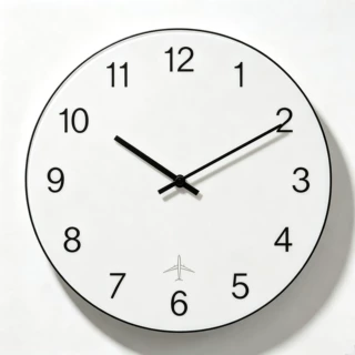 极简圆形大数字挂钟家用时钟北欧简约客厅装饰壁钟表wall clock