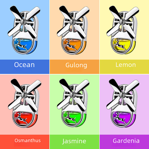 【Cross-border】New Car Perfume with Deer Design for Peaceful Journey, Car Air Freshener, Air Conditioning Vent Decorative Interior Accessory