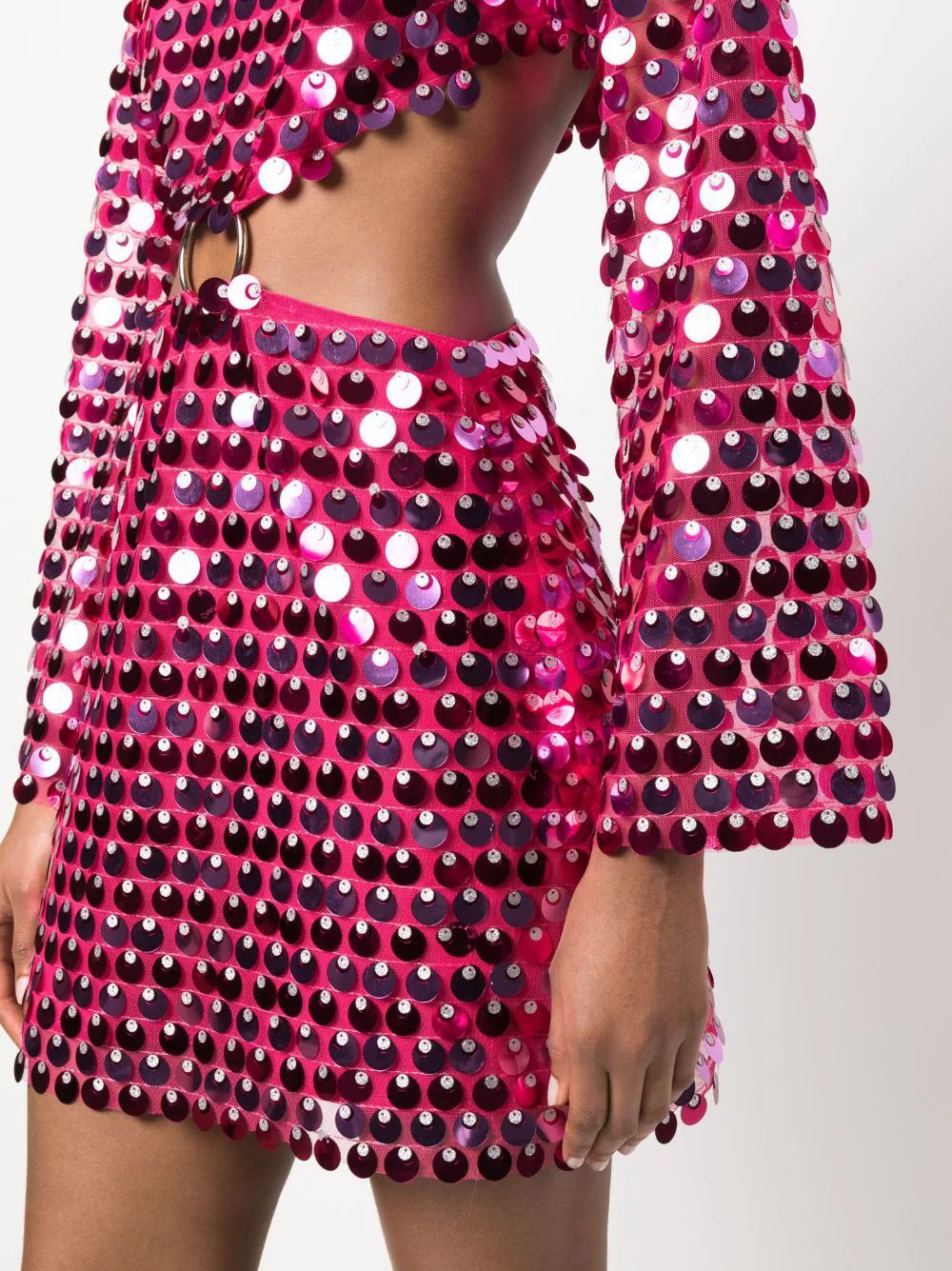Skirt Co-ord Set Sets Type Party Bar Women's Vacation Streetwear Sparkly Polyester Sequins Skirt Co-ord Set Skirt Sets