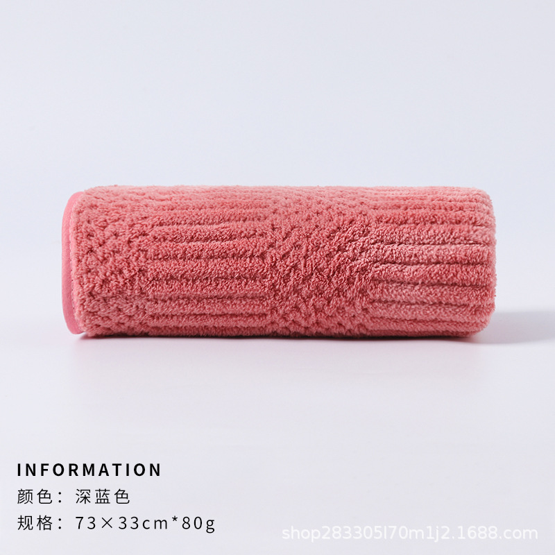 Toalla de vellón de coral para el lavado de cara en el hogar que absorbe el agua y no deja caer el cabello