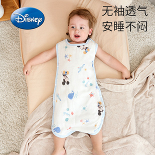 Disney baby sleeping bag summer thin sleeveless vest baby children kick-proof artifact air-conditioned room