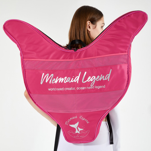 Mermaid flippers Australian mermaid tail wing bag waterproof bag fish flipper fish tail bag canvas backpack shoulder single flipper bag