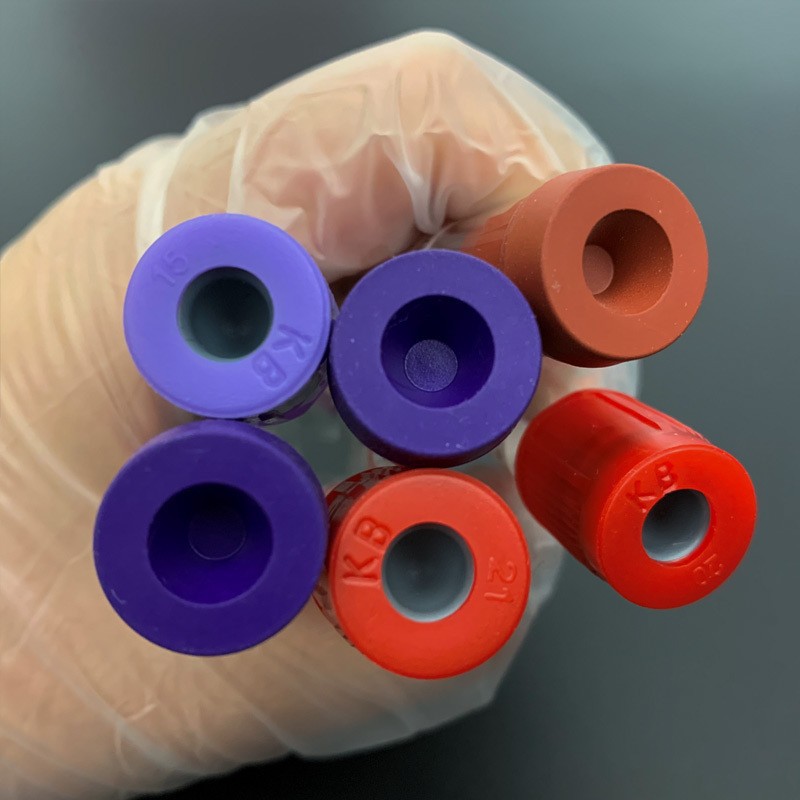 Contenedor de recogida de sangre al vacío animal 5ml10ml Recipiente de recogida de sangre desechable veterinaria cerdo, ganado y ovejas