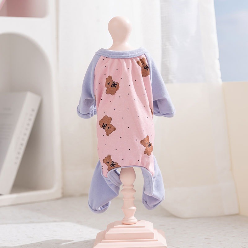 26 primavera y verano delgada cuatro patas abdominal abrigo abrigo abrigo abrigo pijama gato ropa de perro ropa de perros pequeños y medianos image 10