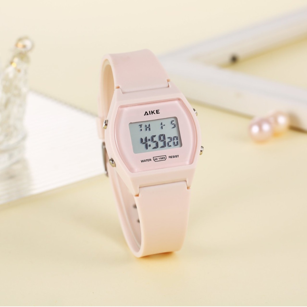 Moda nuevo reloj electrónico cuadrado simple multicolor para hombres y mujeres estudiantes de secundaria reloj multifuncional fábrica directa