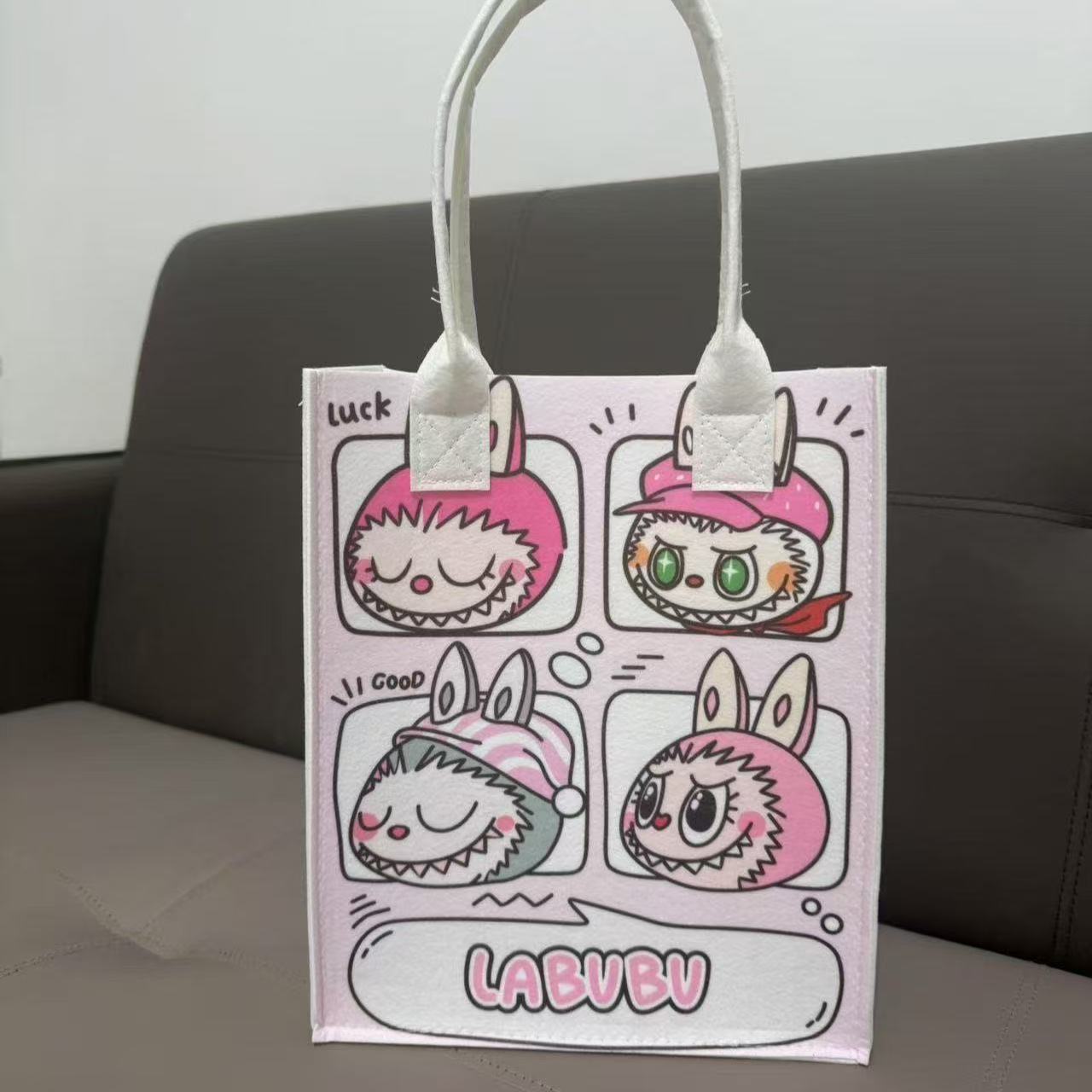 라이트 핑크 라부부;30*25*10