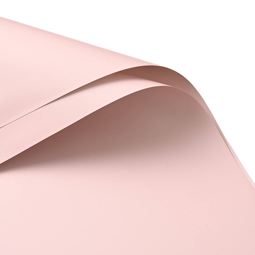 Jiemi materiales de flores florería floristería papel de embalaje de flores impermeable papel euroasiático de dos colores color sólido papel Ouya papel de embalaje de ramo