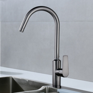 Cross-Border Exclusive Supply of Stainless Steel Kitchen Dual-Purpose Hot and Cold Water Faucets, Sink Dishwashing Basin Splash-Proof Faucets, Direct Sales from the Manufacturer