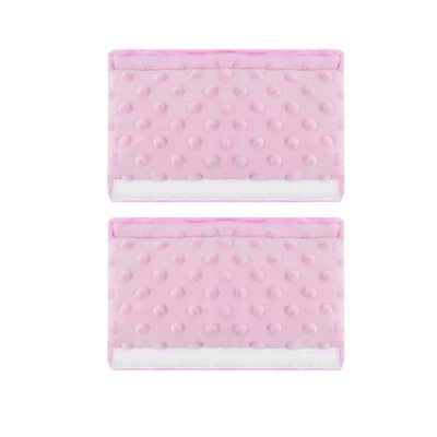 Seat belt shoulder pad Protector Backpack Shoulder Protector - pink-2-pack-205135cm