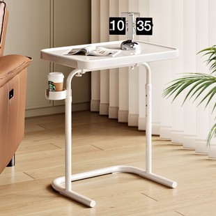 Children's Study Table Student's Home Table Simple Desk Liftable Mobile Bedside Tea Table for Primary School Students Drawing Table