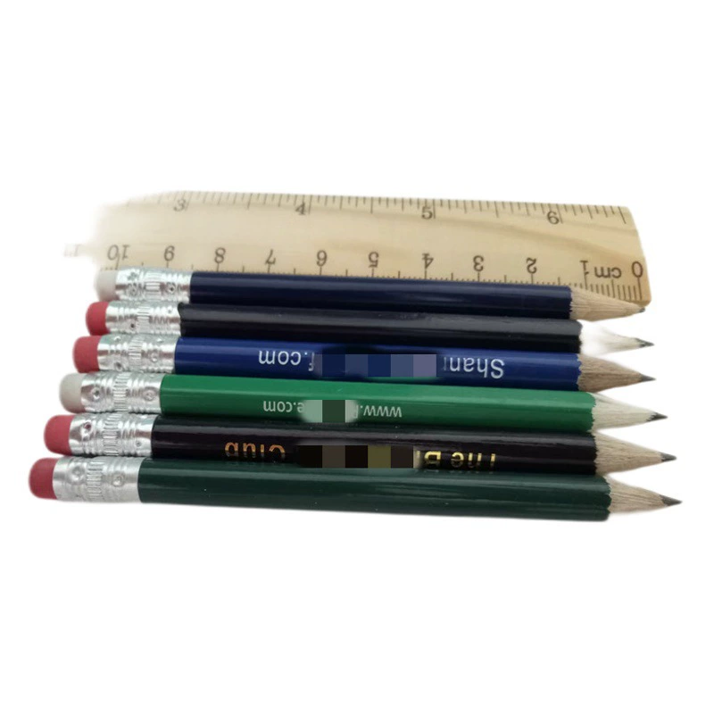 Экспорт заказа Tailstock короткий Карандаш Мини Черный Карандаш HB подарок ручка