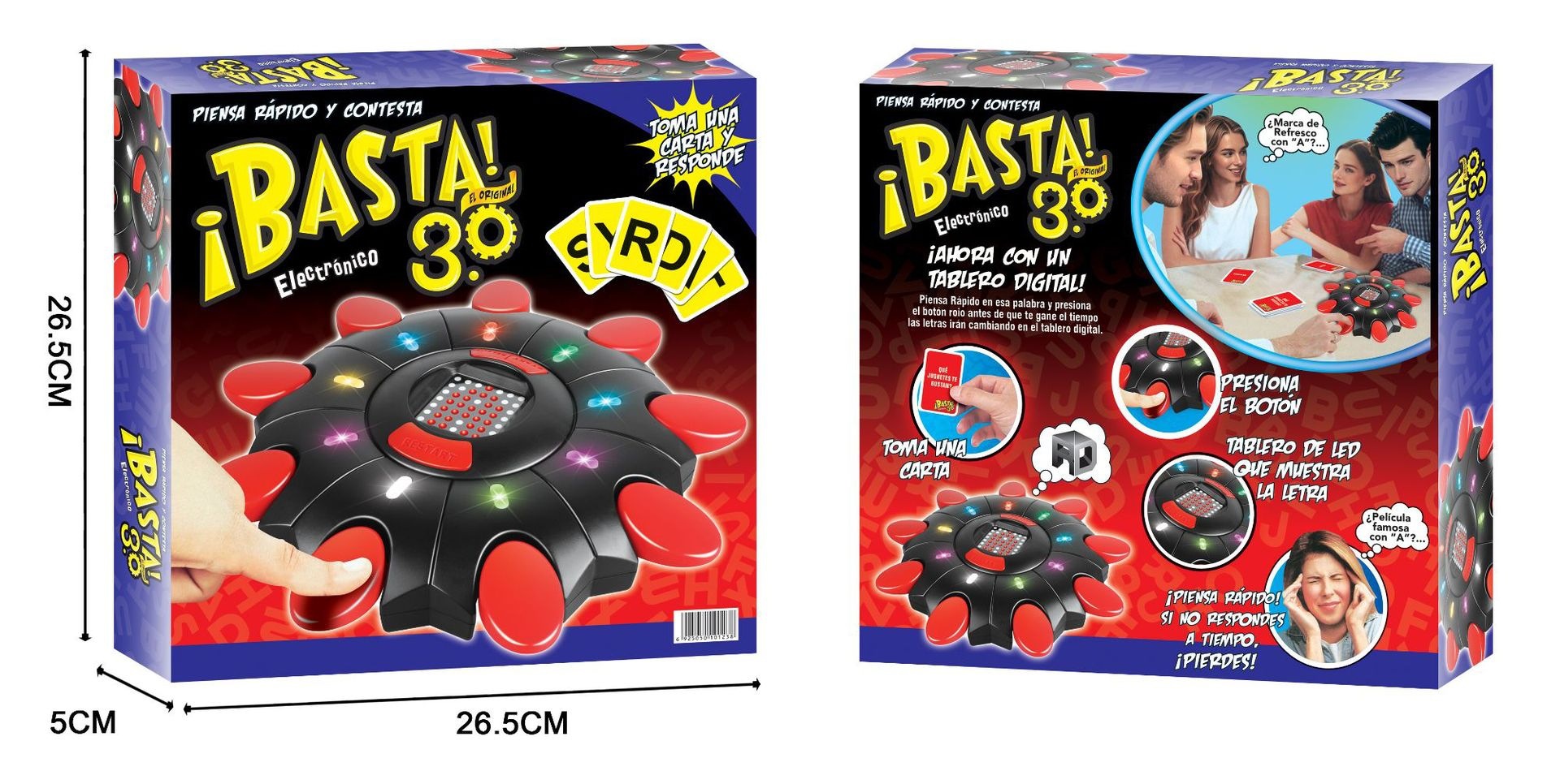 Juego de Mesa de Letras Locas para Niños Plástico Interactivo Educativo
