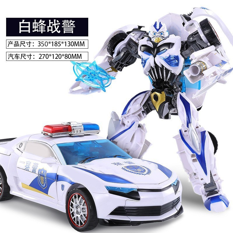Colección de deformación Flying Sky Fire Optimus Juguetes Wasp Steel Cable Dragon Inspector Tanque Avión Modelo Comuna