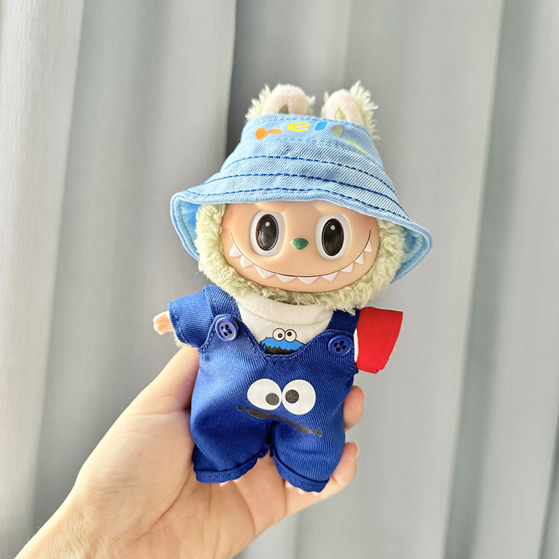 Juego de tres piezas de pájaro de sésamo azul