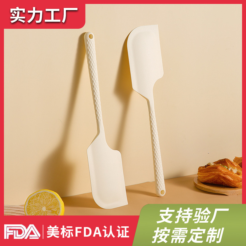 Silicone Scraper High Temperature Resistant Cake Spatula Cream Scraper Jam Mixing Knife Large Shovel Household Baking Scraper