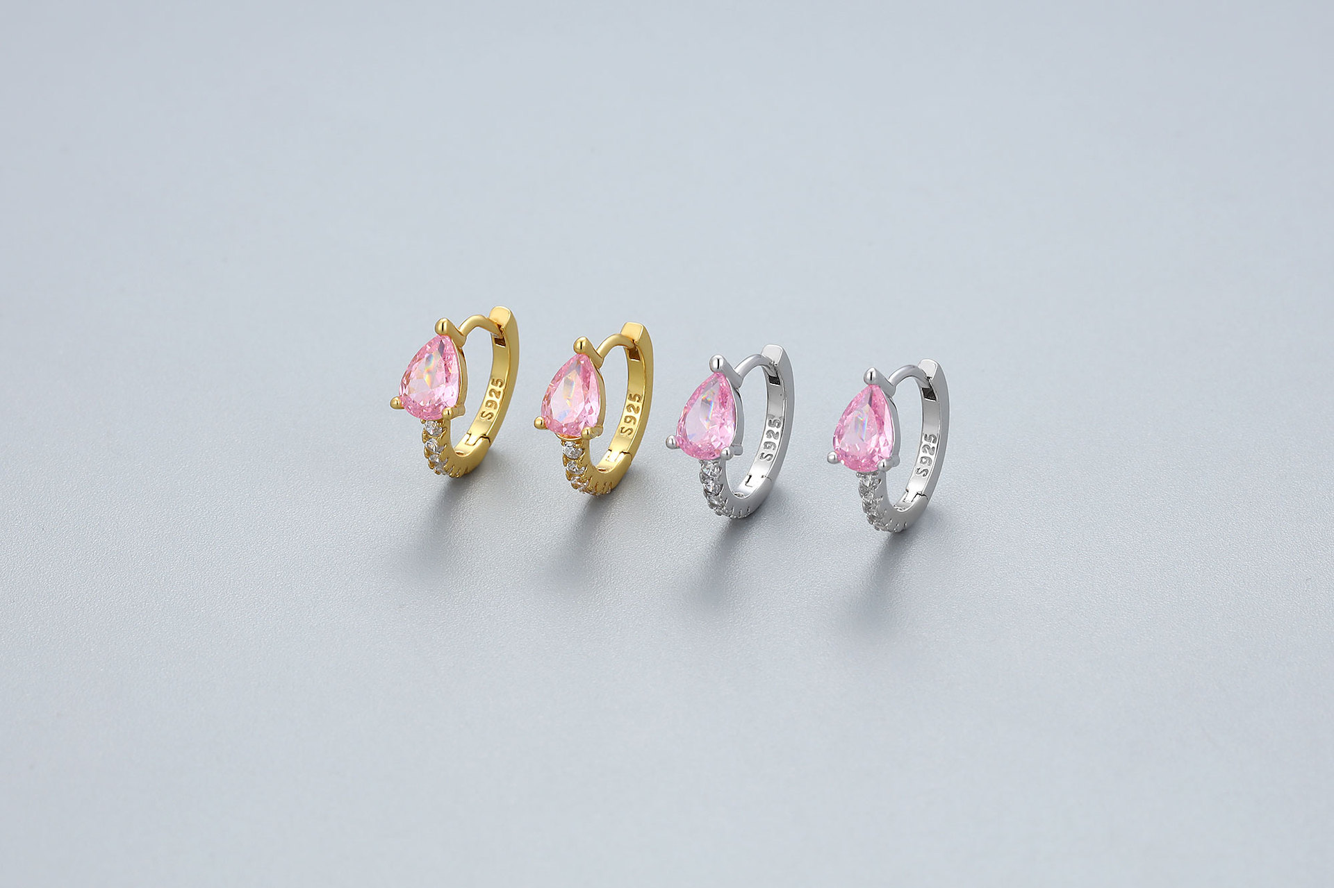 3g Weight 925 Sterling Silver Ear Needle Material Earrings Classification 1 Pair Quantity Daily Occasion 925 Sterling Silver Material Round, Colorful, Water Droplets Pattern All Seasons Season Women's Gender Polished Finish INS Style, Modern Style, Simple Style Style 1 Pair 925 Sterling Silver Round Colorful Water Droplets Earrings 1
