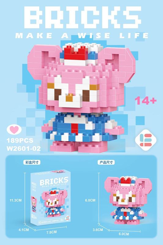 レゴマイクロ粒子ビルディングブロック、漫画の人形、子供用教育組み立て玩具、人気のインターネットセレブ商品、卸売と互換性があります。|undefined