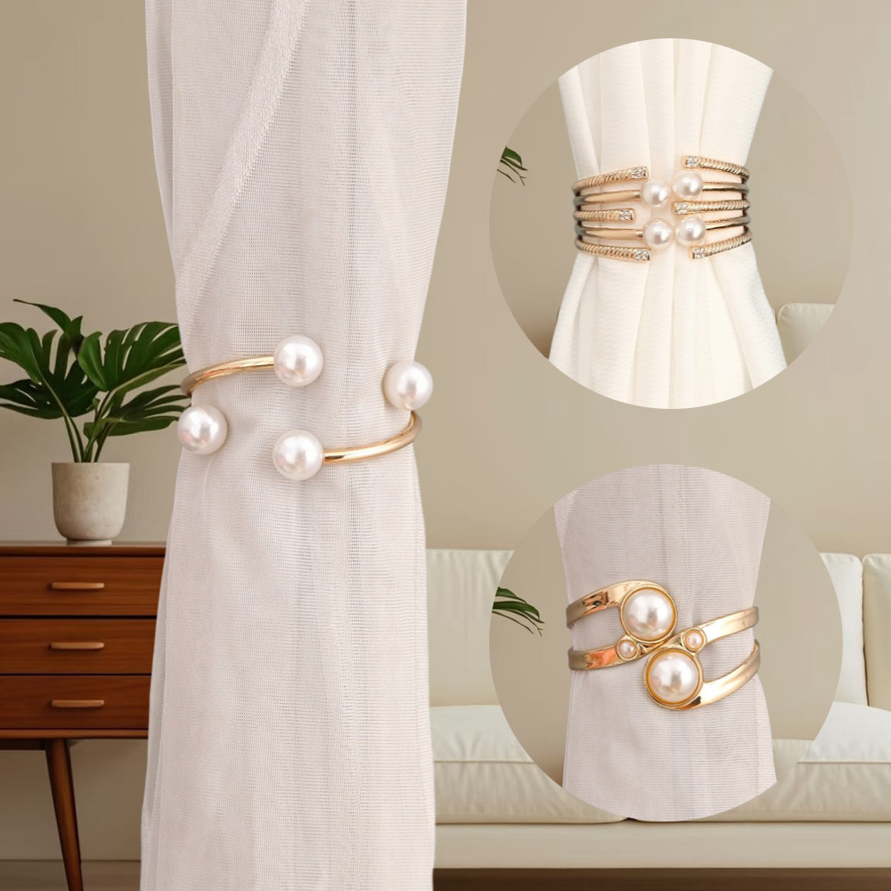 Abrazaderas decorativas modernas para cortinas y visillos_voghion.com