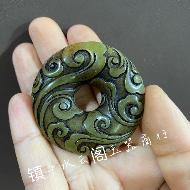 古玉の古い玉の骨董品は古玉の器の明清の戦漢の山の玉をまねて古い玉を作ってペンダントの古風を飾ってペンダントを飾ります。|undefined