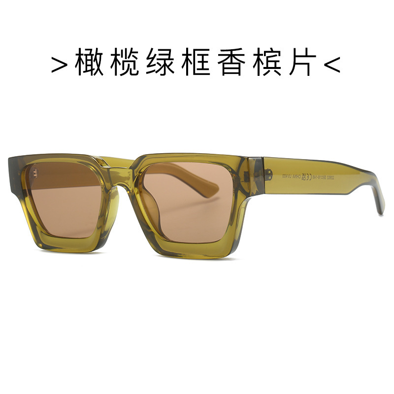 新型欧米モダン潮人INS街拍角枠サングラスファッションレトロ旅行防虫サングラス22902|undefined