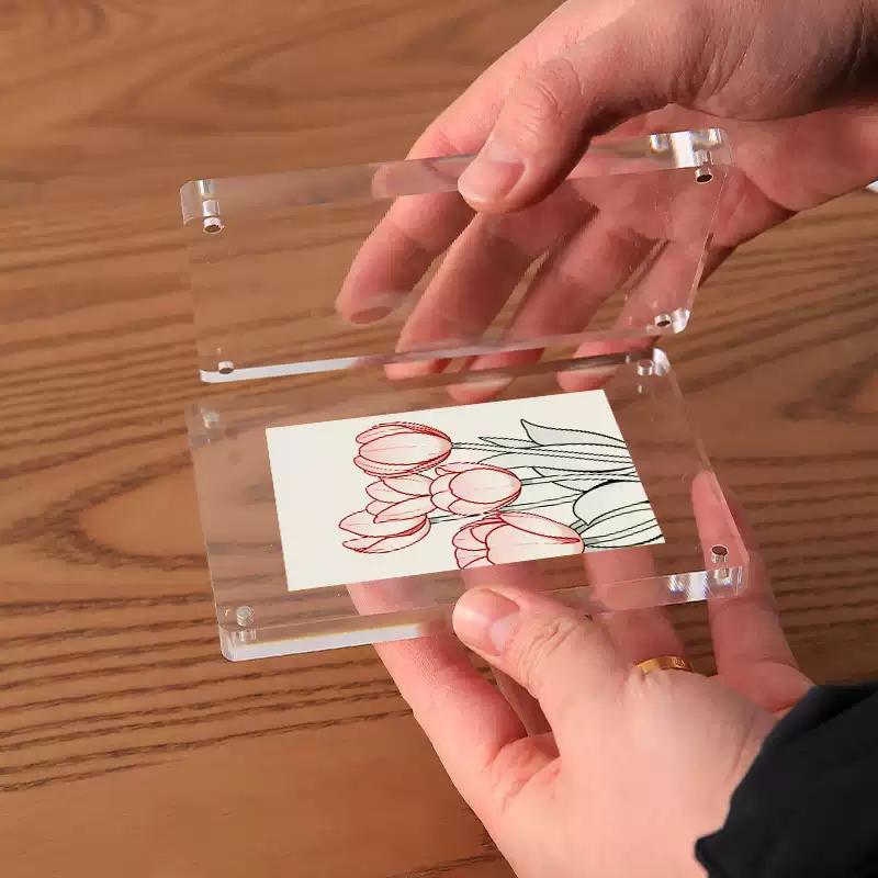 Magnetic Acrylic Refrigerator Magnet Photo Frame Polaroid Photo Wall Magnet Photo Card Display Board Magnetic Acrylic Refrigerator Magnet Photo Frame Polaroid Photo Wall Magnet Photo Card Display Board
