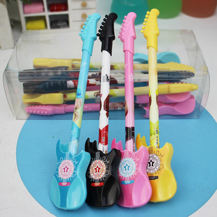 Li Xue Stationery Guitar Modeling Creative Gel Pen Violin Music Modeling Stationery Musical Instruments Water Pen 9843
