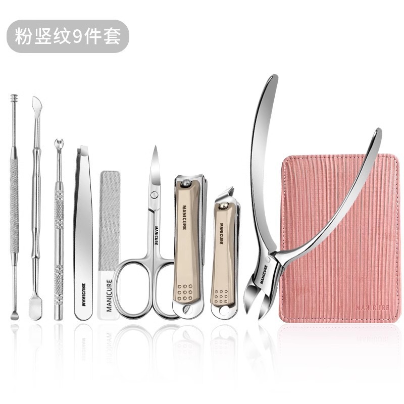 Regalos de venta directa de cortador de uñas conjunto de aleación de zinc alicates de uñas herramientas de manicura herramientas de manicura caseras