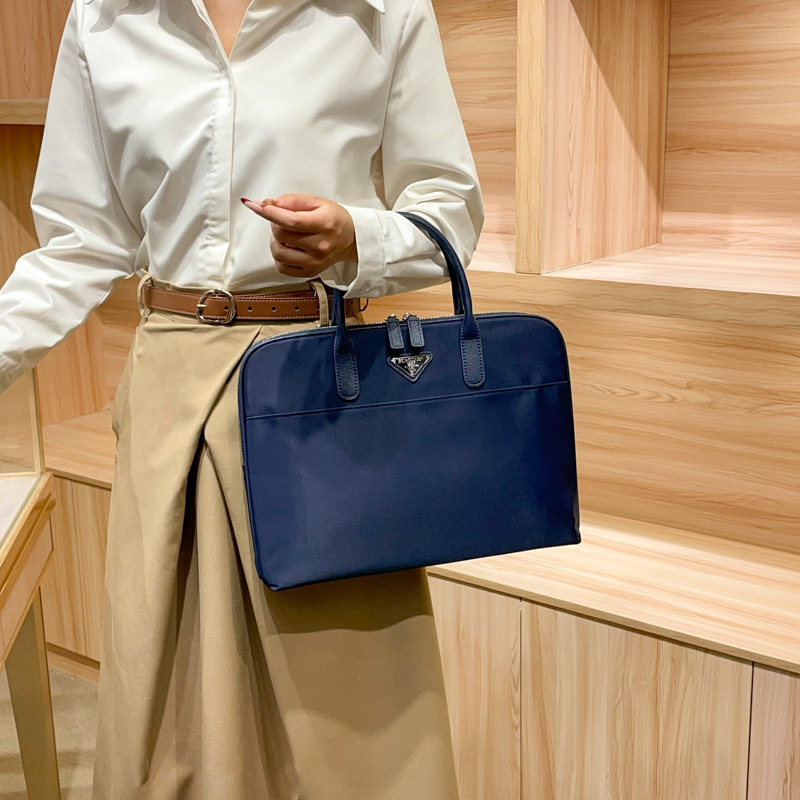Guangzhou Women's Bag 2025 New European and American Fashion Business Office Briefcase Waterproof Computer Bag Handbag Crossbody Bag