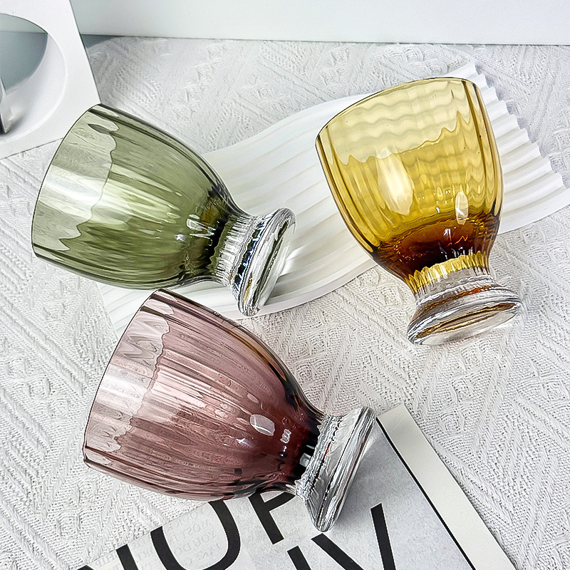 [도매] 투명 아이스크림 그릇, 아이스크림 컵, 샐러드 그릇, 유리 컵, 아이스크림 컵, 밀크 쉐이크 컵