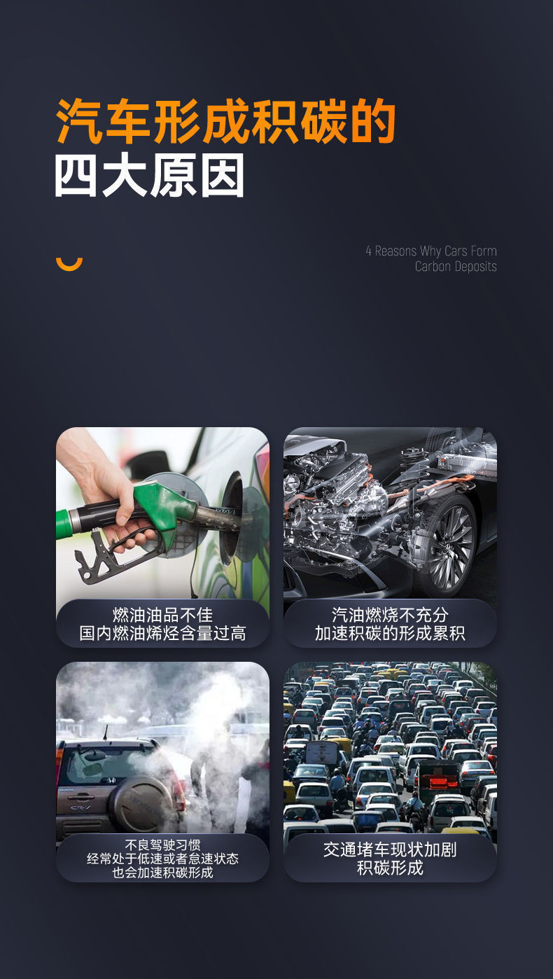 Bafu G17 Car Fuel Cleaner Platinum Edition Carbon Deposit Remover Car Engine Cleaning Agent