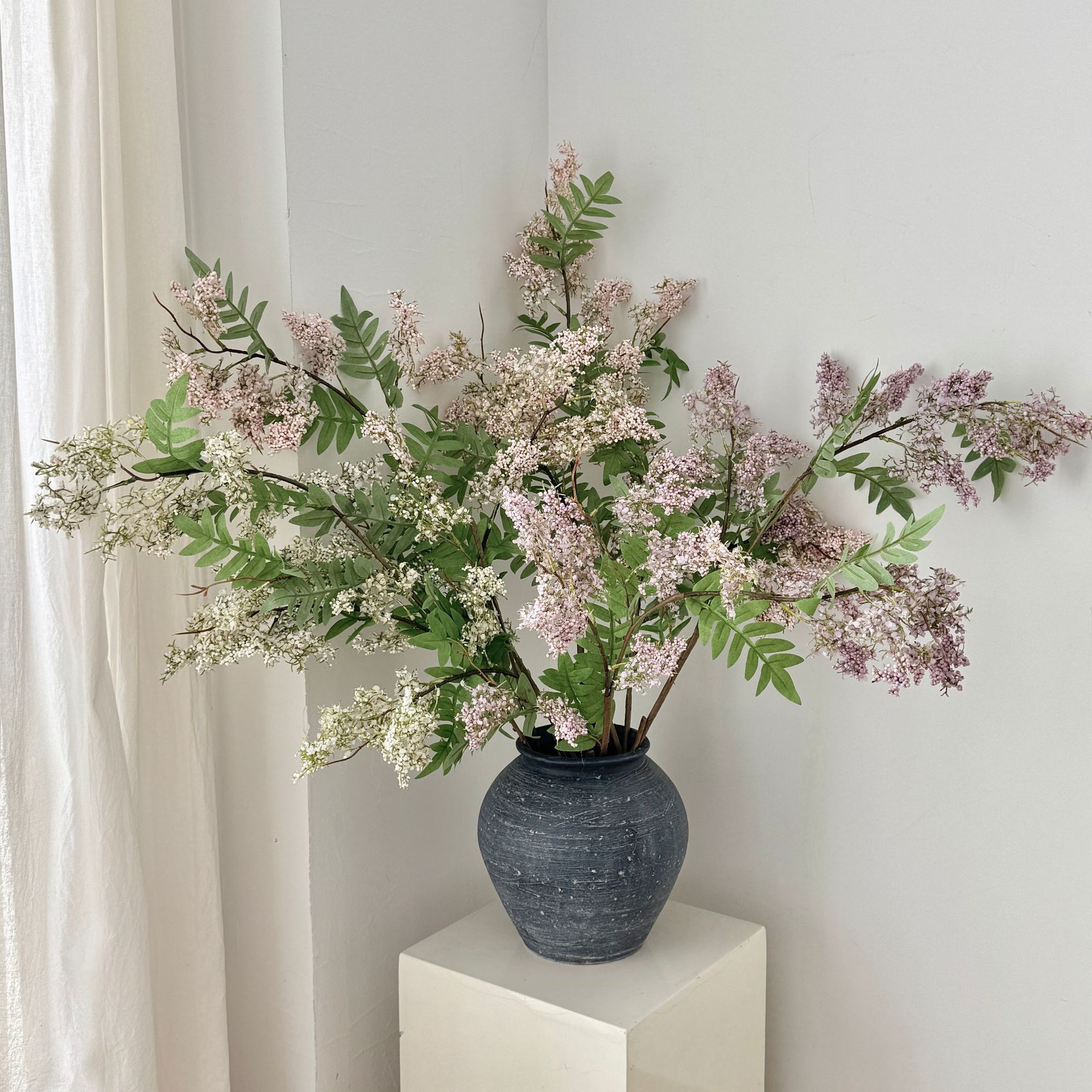 Flores de alta calidad, decoración de escritorio, decoración de flores falsas, lujo ligero, alto nivel, ramo de flores de comedor